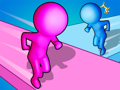 لعبة Paint Run ثلاثية الأبعاد للألغاز الملونة