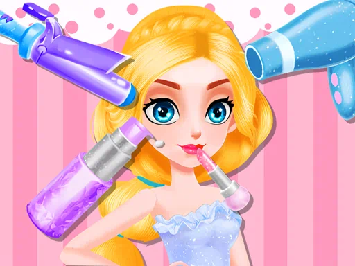 لعبة صالون تجميل الأميرة الحلوة