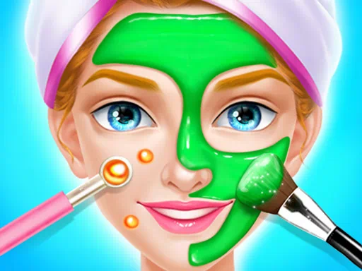 لعبة فنانة مكياج صالون سبا